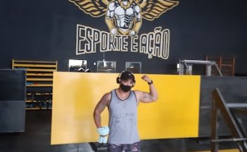 Academia esporte e ação gym