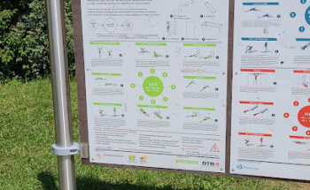Fitness hotspot Sportplatz