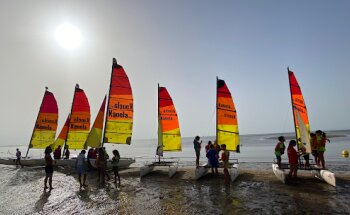 Kanela Sailing School, Isla Canela y Punta del Moral
