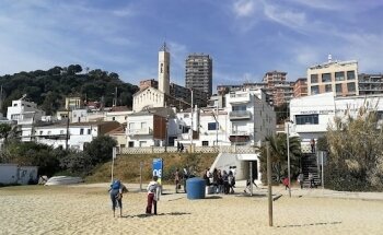 Pistes de volei platja Mongat Nord