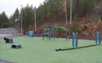 Pitkäjärven street workout -telineet / ulkokuntoilupaikka