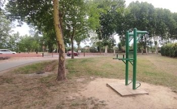 Parc fitness public plein air