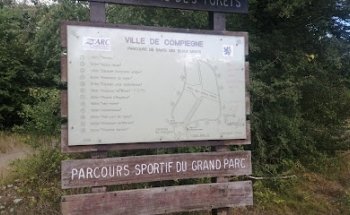 Début du parcours santé des beaux monts