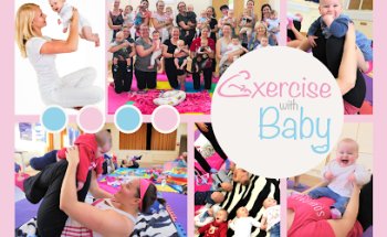 Exercise with baby Chester