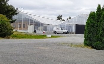 Innkjøring til Fanahallen (parkeringsplass)