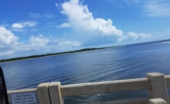Beach access, bridge